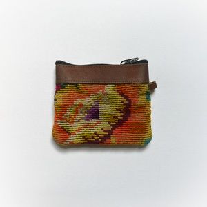 Vintage Woven Pouch.